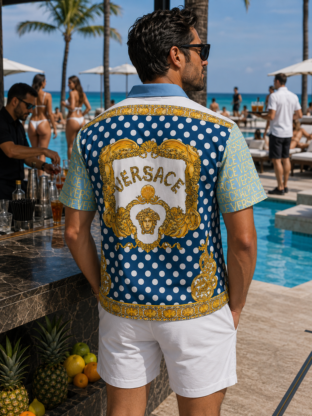 Camisa Polo Importada Versace