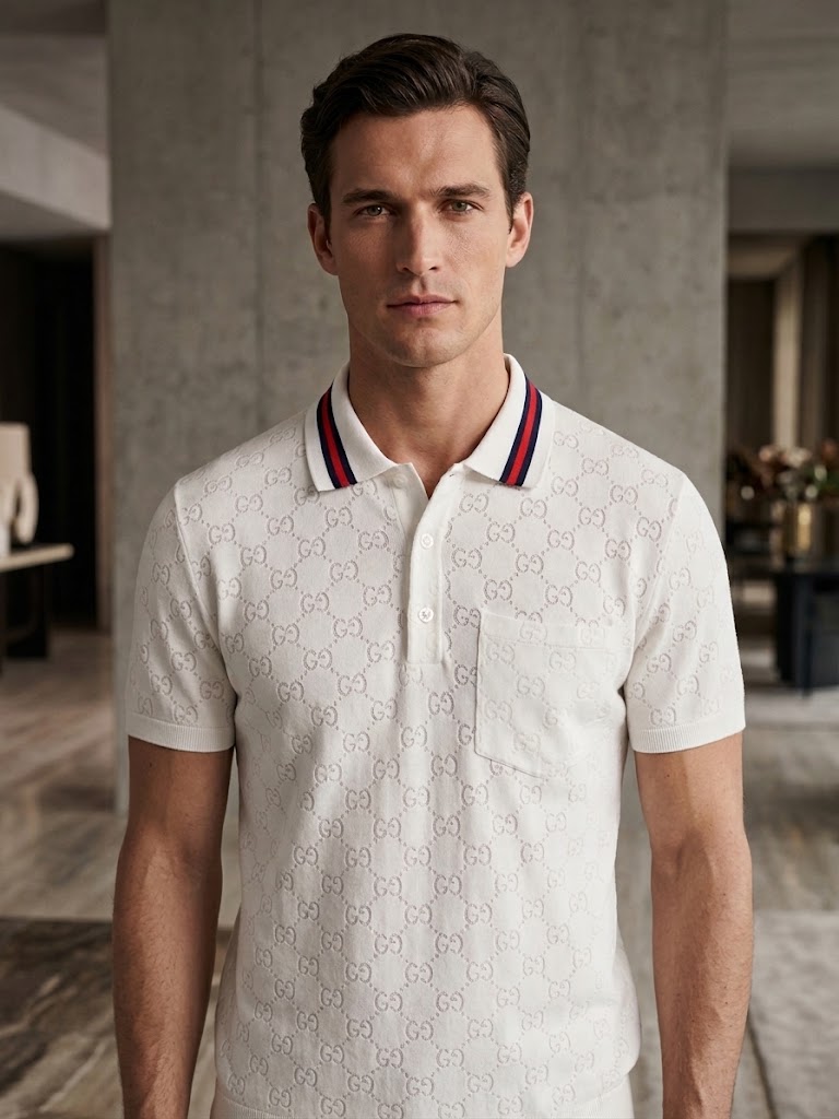 Camisa Polo Gucci