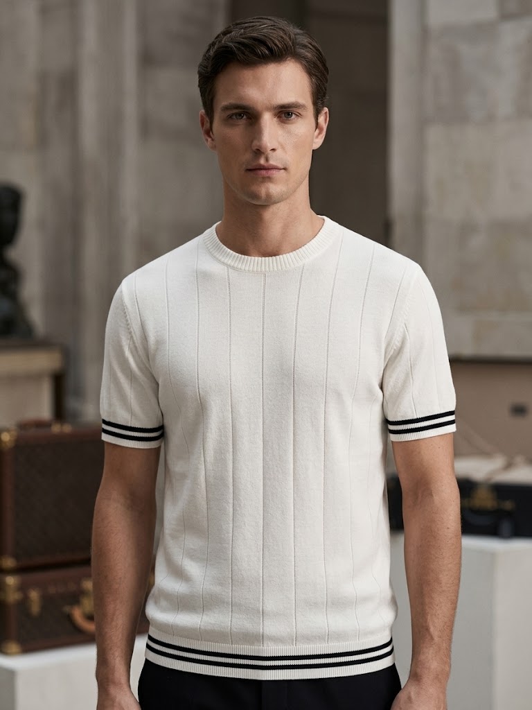 Camiseta em Tricô