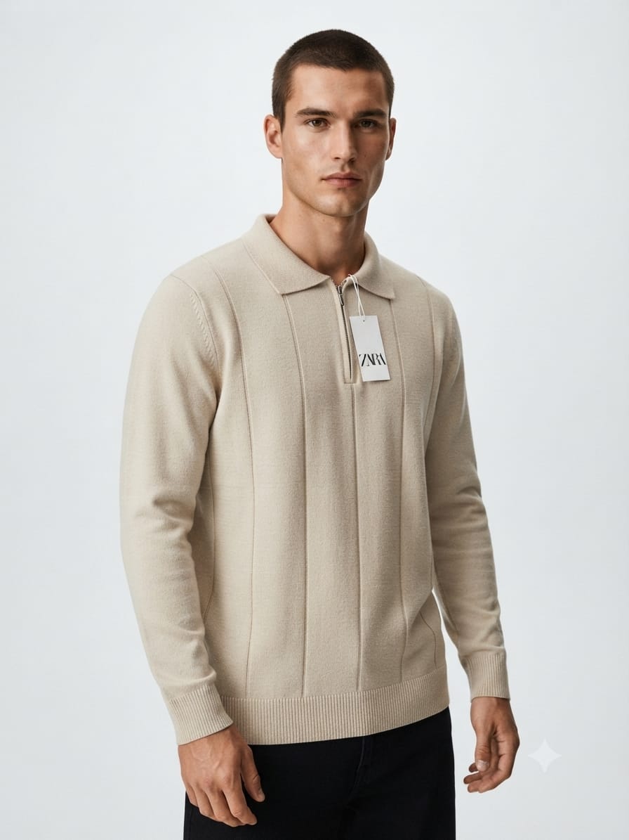 Polo Manga longa Zara